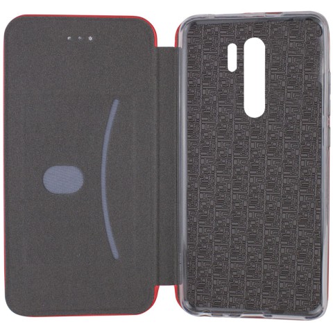 Шкіряний чохол-книжка Classy для Xiaomi Redmi 9 Червоний