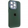 Чохол TPU+Glass Sapphire Midnight для Apple iPhone 12 Pro (6.1") Зелений / Forest green