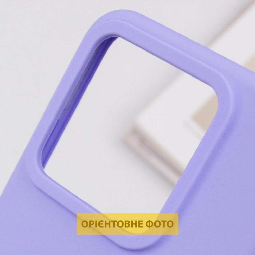 Чохол Silicone Cover Lakshmi (AAA) для Xiaomi Poco X6 / Note 13 Pro 5G Бузковий / Dasheen