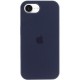 Чохол Silicone Case Full Protective (AA) для Apple iPhone 16e (6.1") Темно-синій / Midnight blue