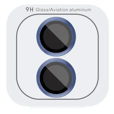 Захисне скло Metal Classic на камеру (у упак.) для Apple iPhone 16 (6.1") / 16 Plus (6.7") Синій / Ultramarine