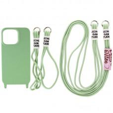 Чохол TPU two straps California для Apple iPhone 12 Pro Max (6.7") Зелений / Pistachio
