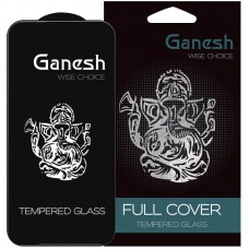 Захисне скло Ganesh (Full Cover) для Apple iPhone 13 Pro Max / 14 Plus (6.7") Чорний