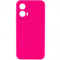 Чохол Silicone Cover Lakshmi Full Camera (AAA) для Motorola Edge 50 Fusion Рожевий / Barbie pink