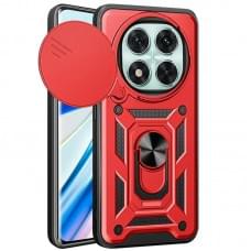 Чохол Ummi Camshield Serge Ring для Xiaomi Redmi Note 14 Pro 5G / Poco X7 Червоний