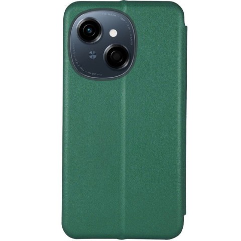 Шкіряний чохол-книжка Classy для TECNO Spark Go 1 (KL4) / Spark Go 2025 Зелений