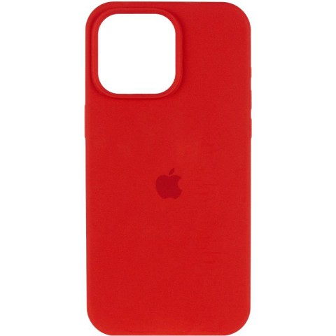 Чохол Silicone Case (AA) Logo with MagSafe для Apple iPhone 11 Pro (5.8") Червоний / Red