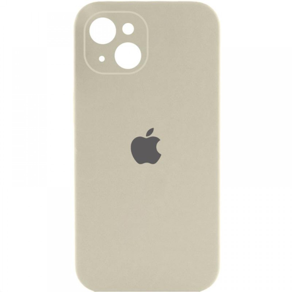 Чохол Silicone Case Full Camera Protective (AA) для Apple iPhone 14 (6.1") Бежевий / Antique White Чохол Silicone Case Full Camera Protective (AA) для Apple iPhone 14 (6.1") Бежевий / Antique White