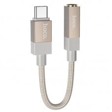 Перехідник Hoco UPA32C Type-C to 3.5mm Gold