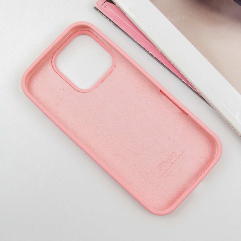 Чохол Silicone Case Full Protective (AA) для Apple iPhone 16 Pro Max (6.9") Рожевий / Pink