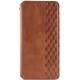 Шкіряний чохол книжка GETMAN Cubic (PU) для Samsung Galaxy S24 Ultra Коричневий