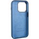 Чохол Silicone Case Metal Buttons (AA) для Apple iPhone 13 Pro (6.1") Синій / StromBlue