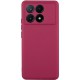 Чохол TPU GETMAN Liquid Silk Full Camera для Xiaomi Poco X6 Pro Бордовий / Marsala