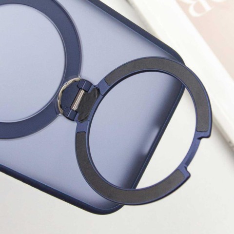 Чохол Ummi Colorful with MagSafe HQ Ring для Apple iPhone 15 Pro (6.1") Dark Blue