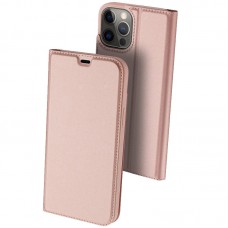 Чохол-книжка Dux Ducis з кишенею для візиток для Apple iPhone 12 Pro Max (6.7") Rose Gold