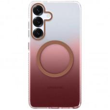 Чохол TPU+PC Phantom with MagSafe для Samsung Galaxy S25 Rose Gold