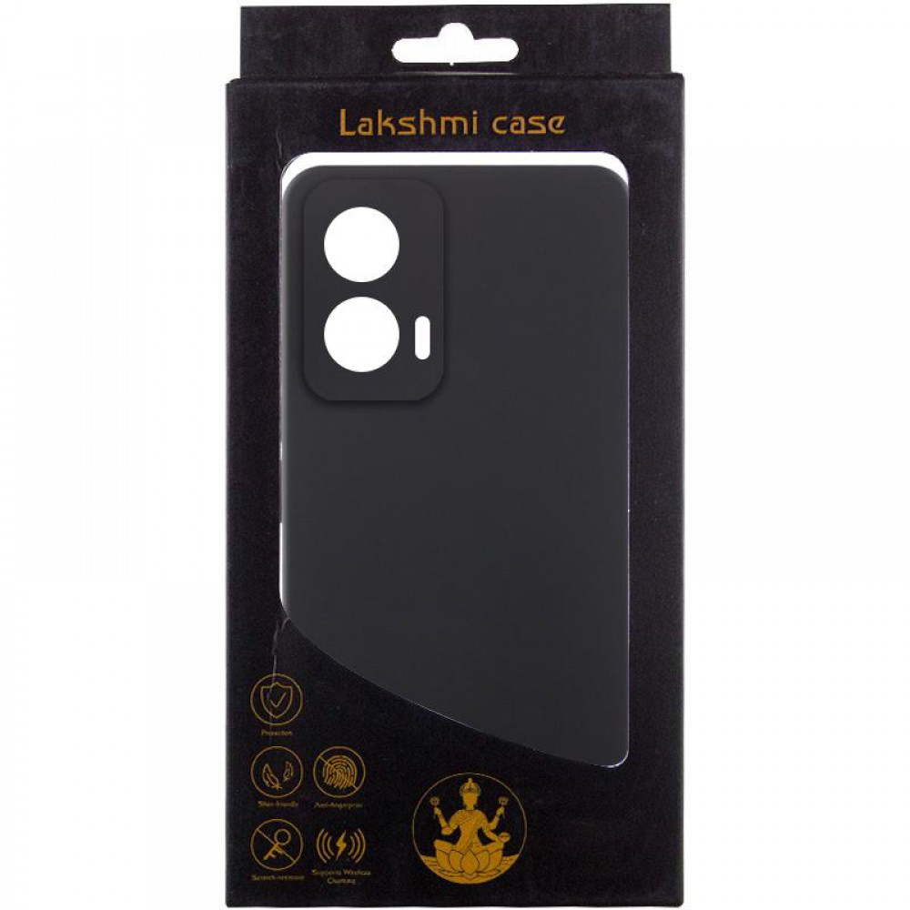 Чохол Silicone Cover Lakshmi Full Camera (AAA) для Motorola Edge 60 Pro Чорний / Black