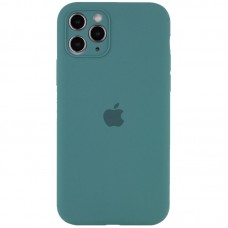 Чохол Silicone Case Full Camera Protective (AA) для Apple iPhone 12 Pro Max (6.7") Зелений / Pine green