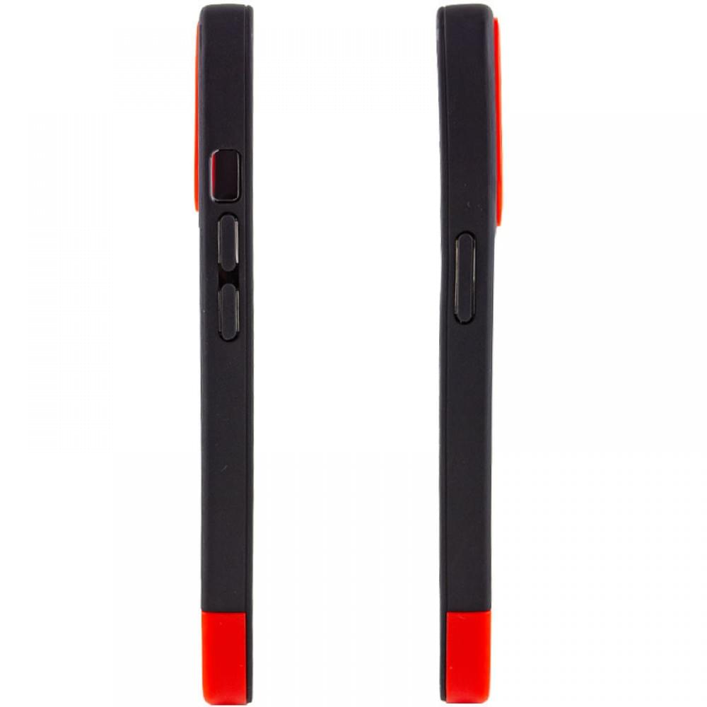 Чохол TPU+PC Bichromatic для Apple iPhone 12 Pro Max (6.7") Black / Red