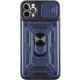 Ударостійкий чохол Camshield Serge Ring для Apple iPhone 13 Pro (6.1") Синій