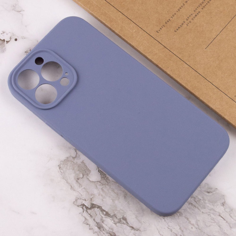 Чохол Silicone Case Full Camera Protective (AA) NO LOGO для Apple iPhone 13 Pro (6.1") Сірий / Lavender Gray Чохол Silicone Case Full Camera Protective (AA) NO LOGO для Apple iPhone 13 Pro (6.1") Сірий / Lavender Gray