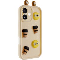 Чохол TPU Toys Case with Ears для Apple iPhone 16 (6.1") Sand