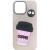 Чохол TPU Leather Toys для Apple iPhone 15 Pro Max (6.7") Coffee / Pink