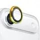 Захисне скло Metal Classic на камеру (у упак.) для Apple iPhone 17 Air (6.5") Бузковий / Rainbow