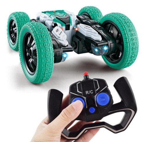Машинка на радіокеруванні SHT DW02A Trick and Flip RC Car 2.4G Green