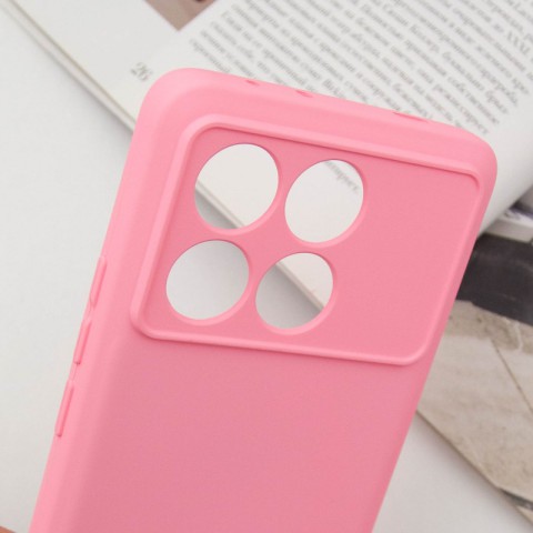 Чохол Silicone Cover Lakshmi Full Camera (A) для Xiaomi Poco X6 Pro Рожевий / Pink