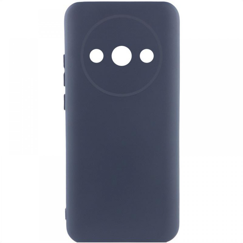 Чохол Silicone Cover Ummi Lakshmi Full Camera (AA) для Xiaomi Redmi A3 Синій / Midnight Blue