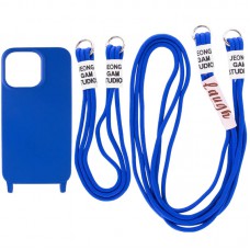 Чохол TPU two straps California для Apple iPhone 13 Pro Max (6.7") Синій / Iris