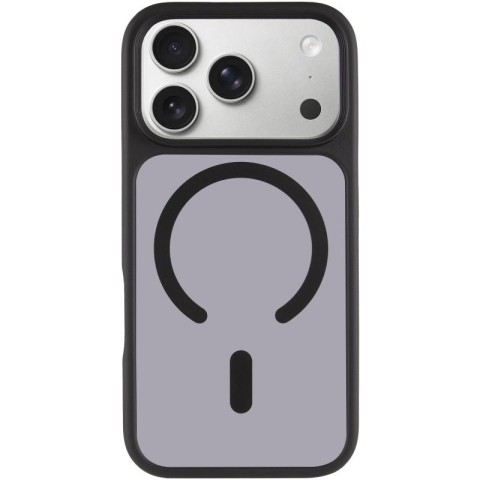 TPU+PC чохол Metal Buttons with MagSafe для Apple iPhone 17 Pro Max (6.9") Чорний / Black