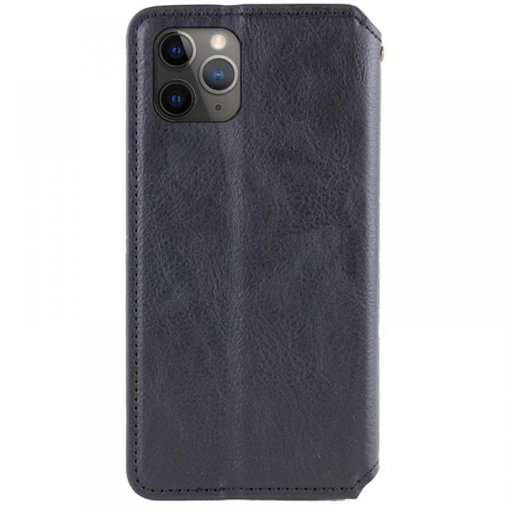 Шкіряний чохол-книжка GETMAN Cubic (PU) для Apple iPhone 12 Pro Max (6.7") Чорний