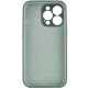 Чохол Silicone Case Full Camera Protective (AA) NO LOGO для Apple iPhone 16 Pro (6.3") Зелений / Pine green