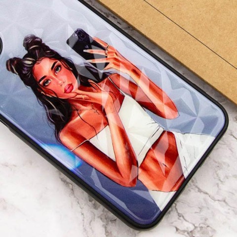TPU+PC чохол Prisma Ladies для Xiaomi Redmi A3 Black in White