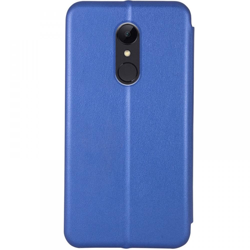 Шкіряний чохол-книжка Classy для Xiaomi Redmi 5 Синій