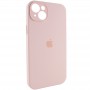 Чохол Silicone Case Full Camera Protective (AA) для Apple iPhone 14 (6.1") Рожевий / Pink Sand / PVH