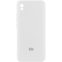 Чохол Silicone Cover Lakshmi Full Camera (AAA) with Logo для Xiaomi Redmi 9A Білий / White