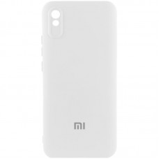 Чохол Silicone Cover Lakshmi Full Camera (AAA) with Logo для Xiaomi Redmi 9A Білий / White