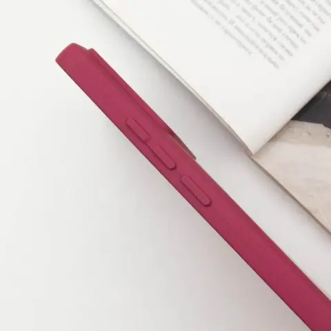 Чохол TPU GETMAN Liquid Silk Full Camera для Xiaomi Poco X6 Pro Бордовий / Marsala