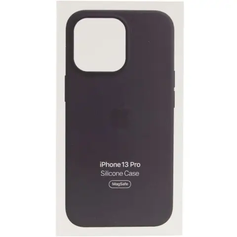 Чохол Silicone case (AAA) with Magsafe and Animation для Apple iPhone 13 Pro (6.1") Чорний / Midnight