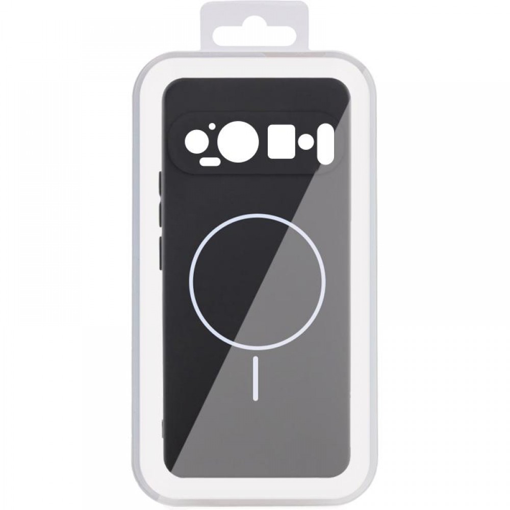 Чохол Silicone Cover Lakshmi Full Camera (AA) with MagFit для Google Pixel 10 / 10 Pro Чорний / Black