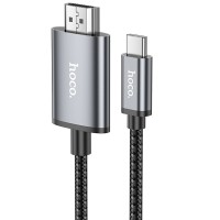 Перехідник Hoco UA27 HD Type-C to HDMI (2m) Metal gray