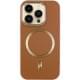 Шкіряний чохол SnapCase with MagSafe для Apple iPhone 12 Pro Max (6.7") Brown