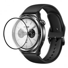Полімерна плівка 3D (full glue) (тех.пак) для Xiaomi Watch S4 Чорний