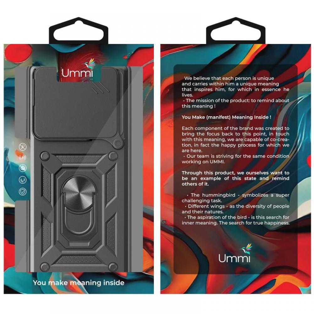 Чохол Ummi Camshield Serge Ring для Xiaomi 15T Чорний
