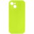 Чохол Silicone Case Full Camera Protective (AA) NO LOGO для Apple iPhone 13 (6.1") Кислотно-зелений / Acid Green