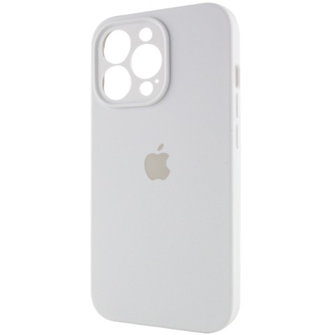 Чохол Silicone Case Full Camera Protective (AA) для Apple iPhone 14 Pro (6.1") Білий / White