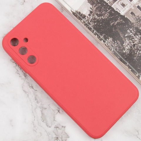 Силіконовий чохол Candy Full Camera для Samsung Galaxy A55 Червоний / Camellia